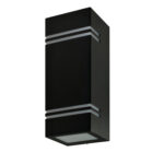 Aplique de Parede de Exterior Cinzento QUAZAR 7-2xGU10-2x10Wmax(LED)