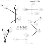 Candeeiro de Parede/Teto MIKADO de 2, 3, 4 ou 5 luzes