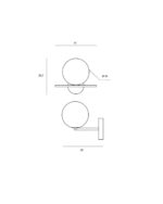 Candeeiro de parede / Aplique JUGEN 1xE27 - Image 3