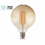 Lâmpada LED FG125 7W E27 Vintage Esférica/Bola 2700K WARM WHITE