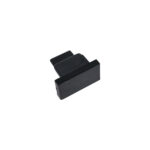 Topo em preto 9458 para calha/perfil de luz (track system)