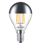 LÂMPADA LED DECO PHILIPS P45 E14/4W/230V 2700K ESPELHADA