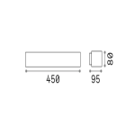 APLIQUE ANDROMEDA AP2 BRANCO - Image 2